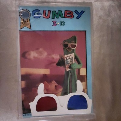 Gumby 3-D #1-2 Complete Set With 3D Effects Blackthorne Comics RAW