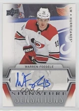 2019-20 Upper Deck Signature Sensations Warren Foegele #SS-WF Auto
