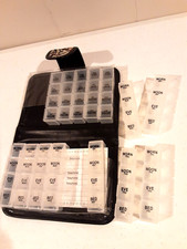 Floral Pill Case Box Pill Organizer 14 Day Pill Holder Travel Pill Container