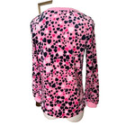 Vera Bradley Size X Small Love You Lots Velour Fuzzy Pink Hearts Pajama Top NWT — photo 2