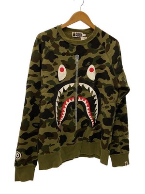 A BATHING APE Sweatshirt green L Used