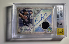2018 Topps Gypsy Queen Bo Jackson Auto Jersey #d/25 BGS 9