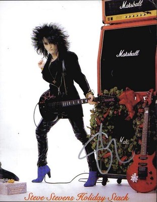 Steve Stevens authentic signed rock 8x10 photo W/Certificate Autographed (A0017)