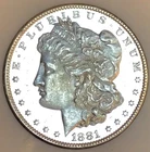 1881 O MORGAN PROOF LIKE! DEEP LIQUID MIRRORS! GORGEOUS PL! NR #75063