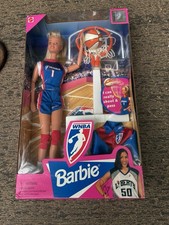 Vintage 1998 WNBA Barbie Rebecca Lobo NY Liberty Doll 20205 NIB
