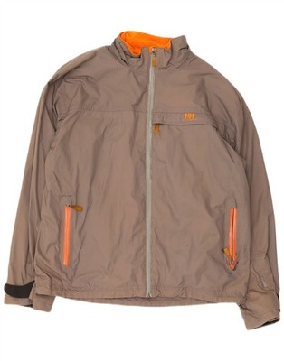 Helly Hansen Mens Rain Jacket UK 40 Large Grey Nylon BM17