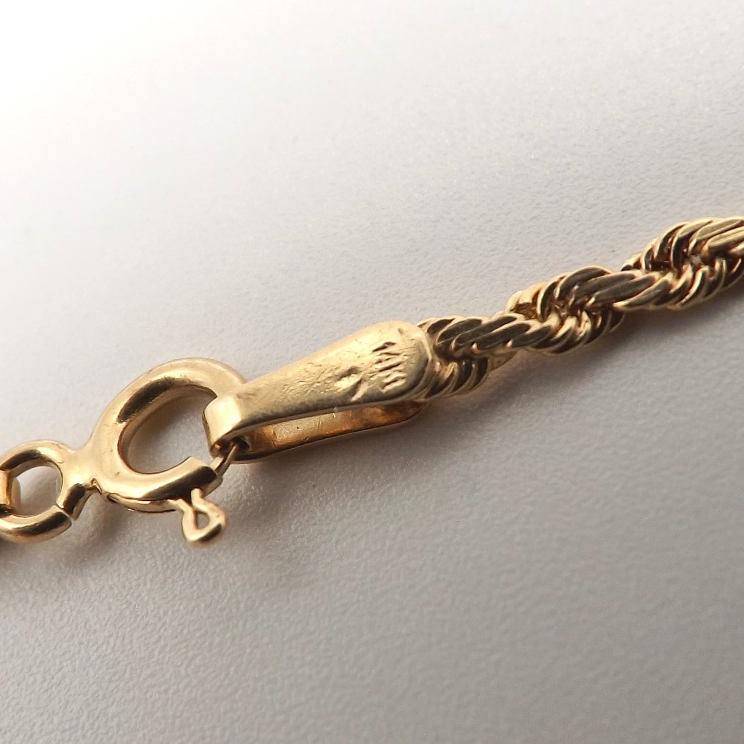 Solid 14k Gold Infinity Heart Bar Bracelet Natura… - image 7