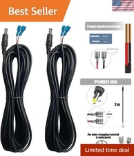 2 PCS Trail Camera Power Cord 4.0x1.7mm DC Cable for Reliable Outdoor Power