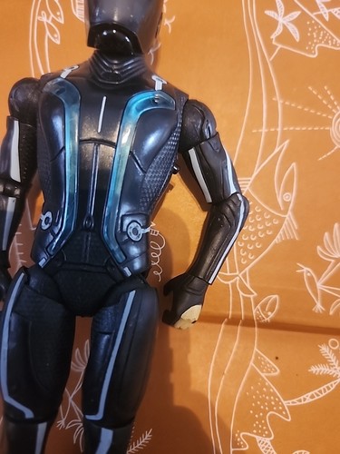 Disney Tron Legacy Deluxe Sam Flynn Modellino 2010 Spin Masters 8" - Foto 3 di 8