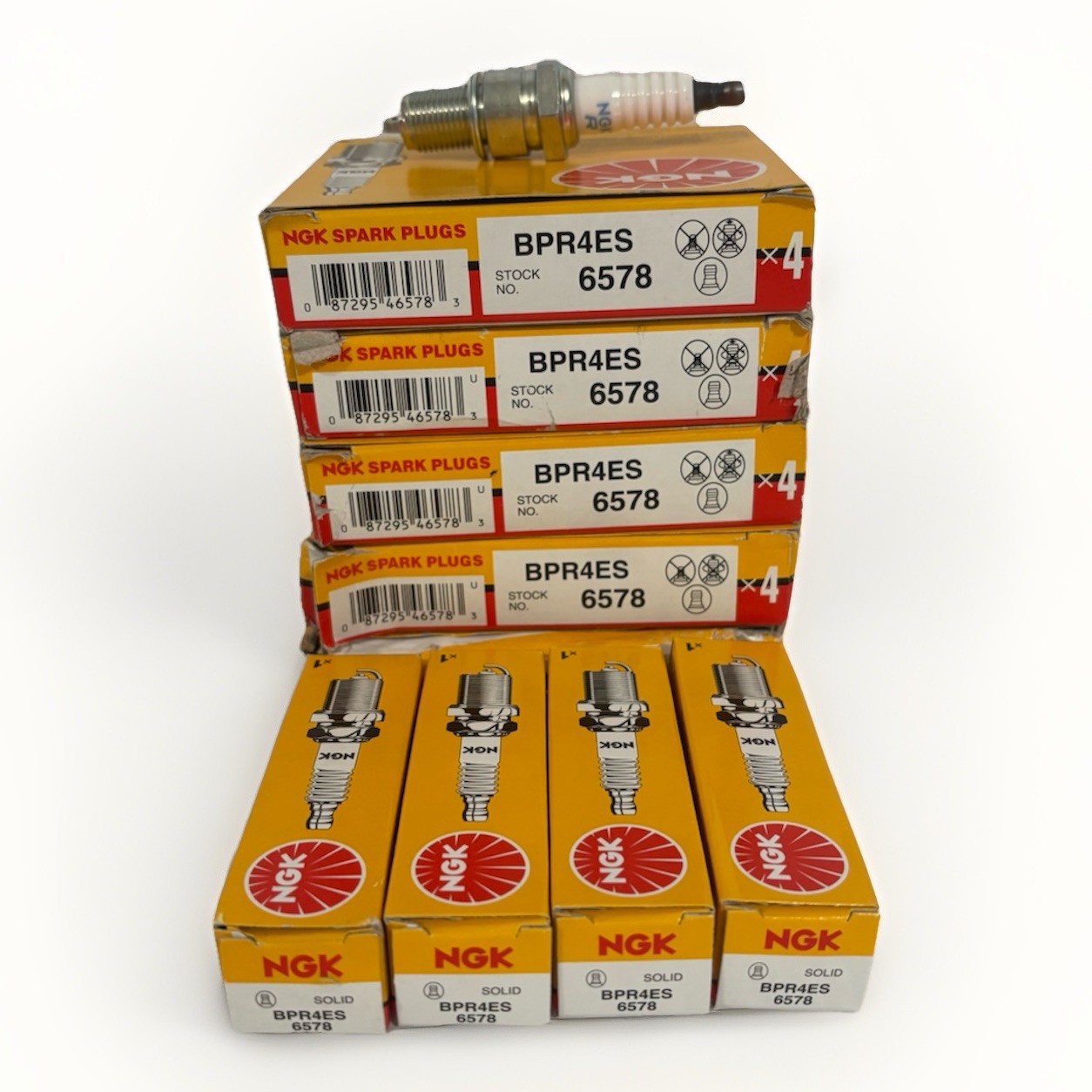 20-Pack NGK 6578 BPR4ES Spark Plugs SOLID Standard Plug for Small Engines