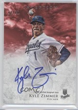 2013 Bowman Inception Prospect Red 10/10 Kyle Zimmer #PA-KZ Auto fm0