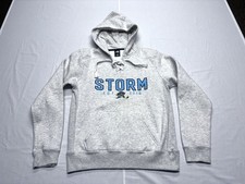 Quad City Storm SPHL Hockey J America Brand Hoodie With Ties Size Medium
