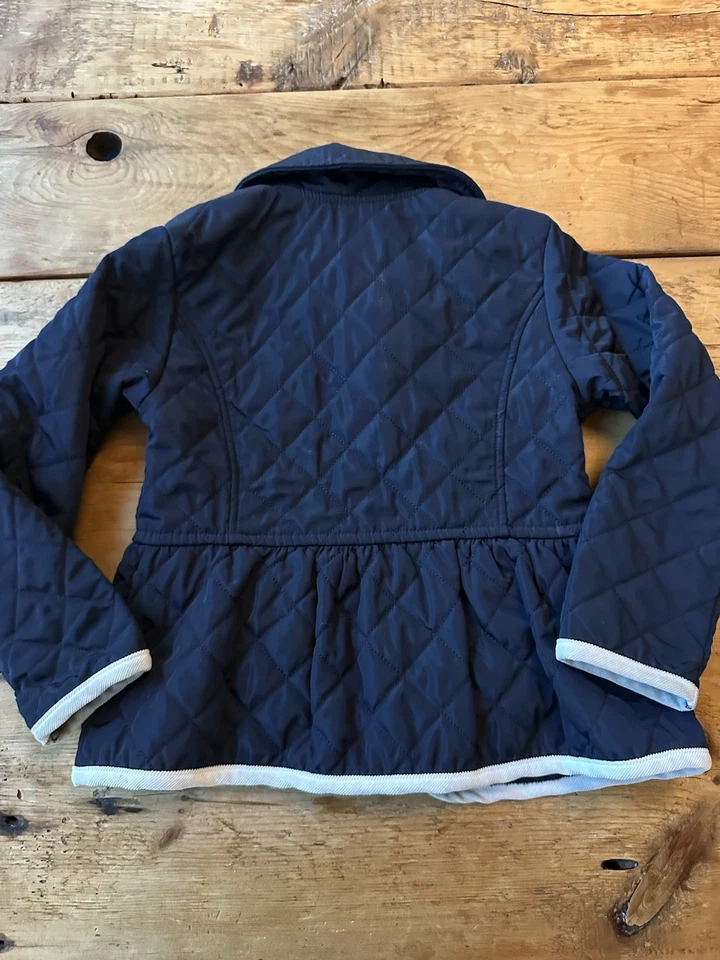 Chaqueta acolchada Bella Bliss niñas - azul marino - talla 5 Foto 2 de 4