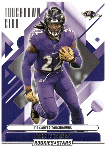 2025 Panini Rookies & Stars #10 Derrick Henry Touchdown Club