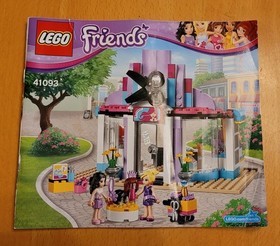 LEGO Friends Heartlake Hair Salon Set 41093 with manual and minifigures