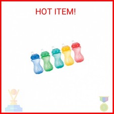 Nuby No-Spill Easy Grip Cup, 10 Ounce, Colors May Vary, 1 Pack