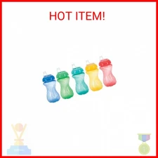 Nuby No-Spill Easy Grip Cup, 10 Ounce, Colors May Vary, 1 Pack
