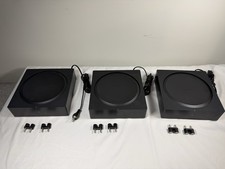 LOT OF 3 Sonos Amp S16 Wireless Streaming Amplifiers Black w/ Power Cords