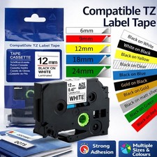COMPATIBLE BROTHER LABEL TAPE TZ TZE TZE231 TZ231 P-TOUCH TZE221 6MM/12MM/9MM 8M
