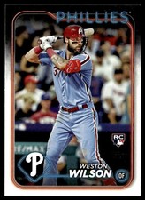 2024 Topps Weston Wilson Rookie Philadelphia Phillies #658