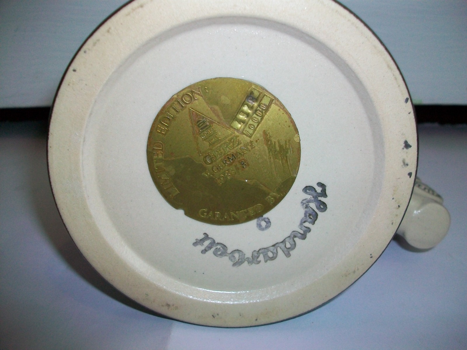 1983 GERZ West Germany Beer Stein Jousting Knights Ltd Edition Knight's Tankard