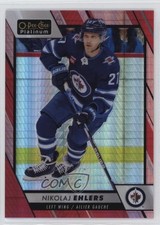 2023-24 O-Pee-Chee Platinum Red Prism 81/199 Nikolaj Ehlers #85 a3q