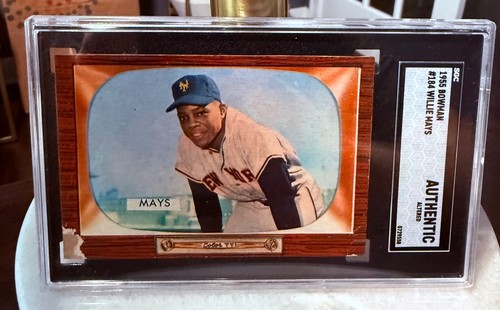 Willie Mays #184 1955 Bowman card