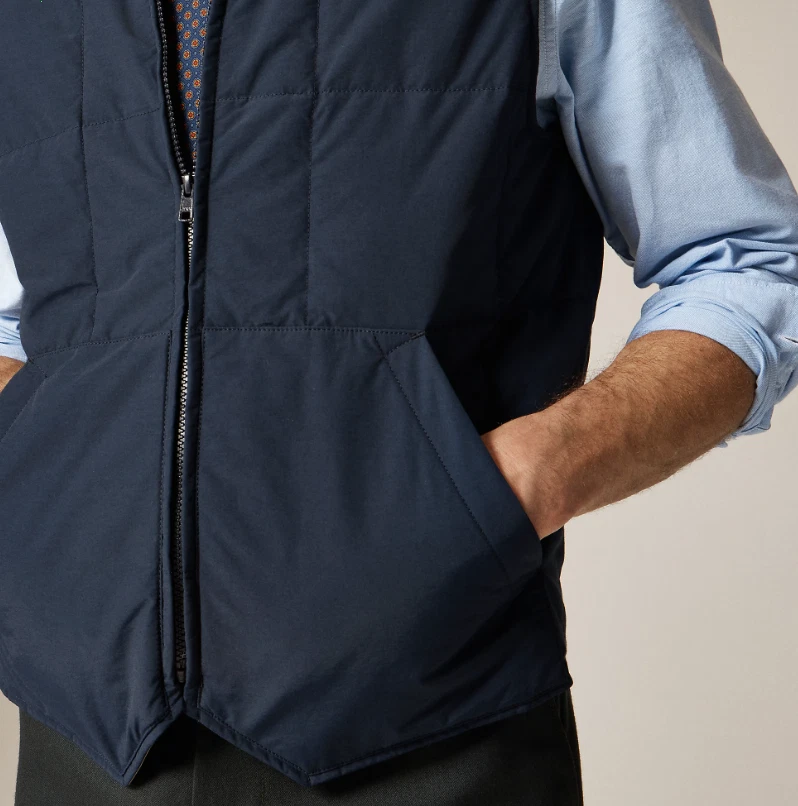 SALE! Men's Jcrew Box-quilt insulated vest with PrimaLoft - 100% AUTHENTIC - New - Image 4 of 4
