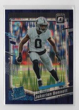 2023 Donruss Optic Jakorian Bennett Purple Shock Rated Rookie LV Raiders