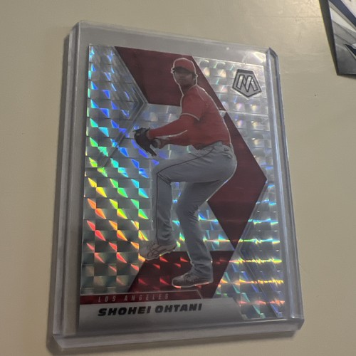 2021 Panini Mosaic - Shohei Ohtani #179 Quick Pitch Silver Mosaic Prizm