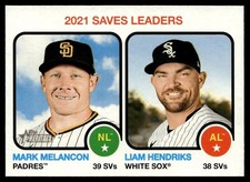 2022 Topps Heritage Liam Hendriks/Mark Melancon Chicago White Sox/San Diego