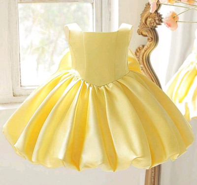 MQATZ High Quality Fashion Princess Four Seasons Kid Flower Girl Dress Short Sle