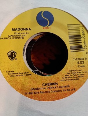 Madonna, Cherish ~ NM 1989 Sire 45