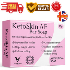 Antifungal Soap For Acne Scabies Rash Fungi Ringworm Eczema Itching KetoSkin 75g
