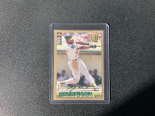 1995 Upper Deck Collector's Choice Special Edition Rickey Henderson #48 Gold Sig