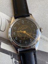Montre Spoutnik - Léningrad - Petrodvorets - Globe