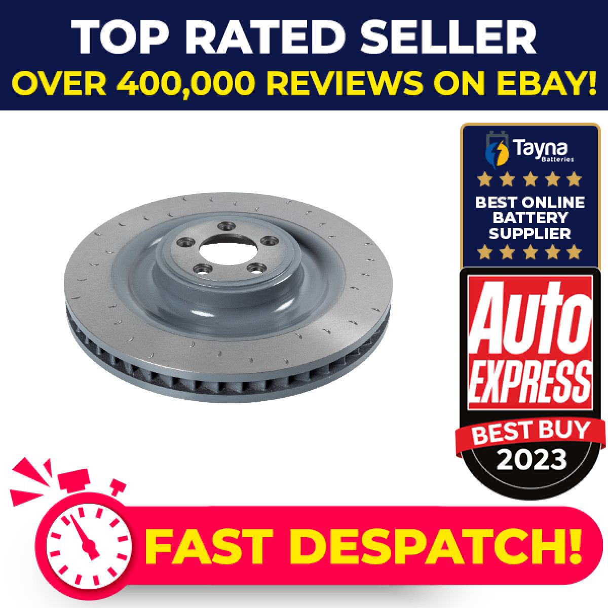Brake Disc Single Vented fits JAGUAR XK8 X150 4.2 Front Right 06 to 14 SG(AJ33)