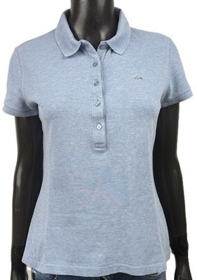 Lacoste Poloshirt Damen 38 \ S Celeste Kurzarm Baumwolle Slim Fit Logo Krokodil