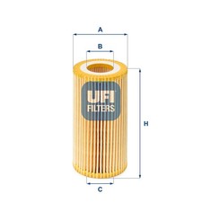 UFI Ölfilter 25.039.00 für FORD VOLVO