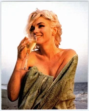 Marilyn Monroe Beach Towel Book Page 8x10 PHOTO PRINT