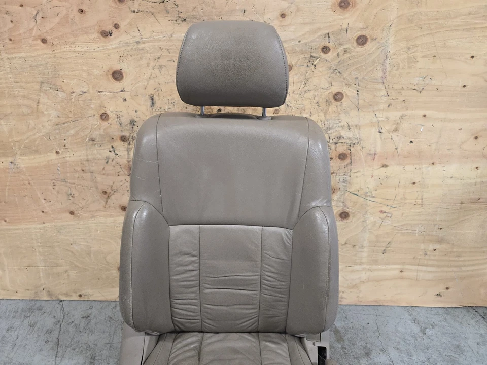 Toyota 4Runner Front Right Passenger side Seat Leather Tan 1996-2002 OEM V27 - Image 3 of 4