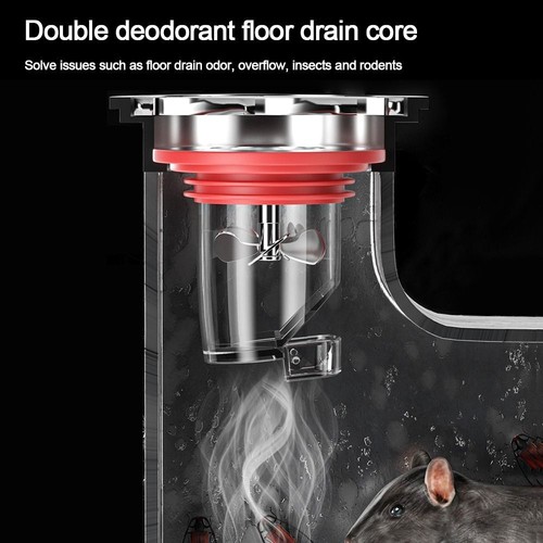 Anti Odor Floor Drain Core Sewer Strainer Plug Kitchen Bathroom Accessories - Picture 4 of 8