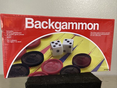 Backgammon Pressman Board Game  *New Sealed*