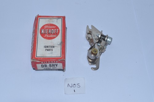 1960-1970's NEW OLD STOCK NIEHOFF DR-8HV DISTRIBUTOR IGNITION CONTACT POINT SET - Picture 8 of 8