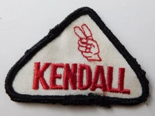 KENDALL MOTOR OIL PEACE SIGN LOGO VINTAGE  PATCH VEST HAT BADGE TRUCKER HIPSTER