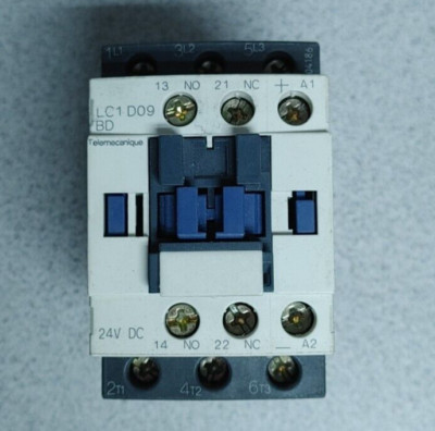 TELEMECANIQUE LC1D09BD CONTACTOR 600VAC 25A 7.5HP 24VDC COIL NEW!! WOW!! READ!!