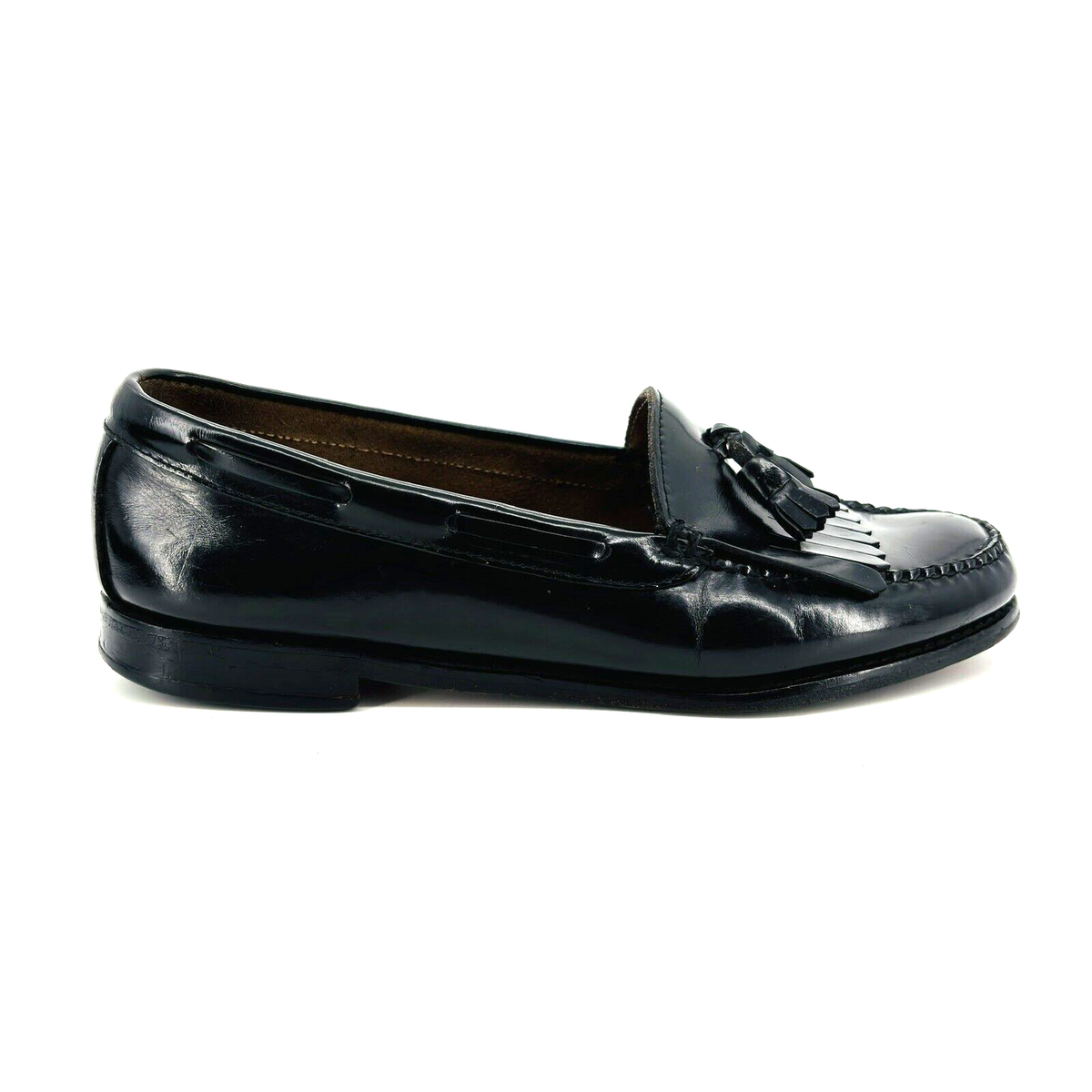 Mens 11 EEE G H Bass Weejuns Layton Black Leather Kiltie Mens 11 EEE G H Bass Weejuns Layton Black Leather Kiltie