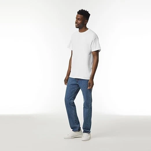 Gildan (3-pack) White Solid Ultra/Heavy Cotton Short Sleeve Blank T-Shirt S-XXL - product detail image 5