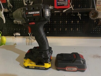 AKKU ADAPTER VON STANLEY V20 (NEUES MODELL) AUF PARKSIDE X20V TEAL LIDL