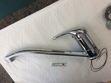 CARAVAN COMET DUCALE METAL CHROME LONG SPOUT MICROSWITCHED KITCHEN TAP SWIFT